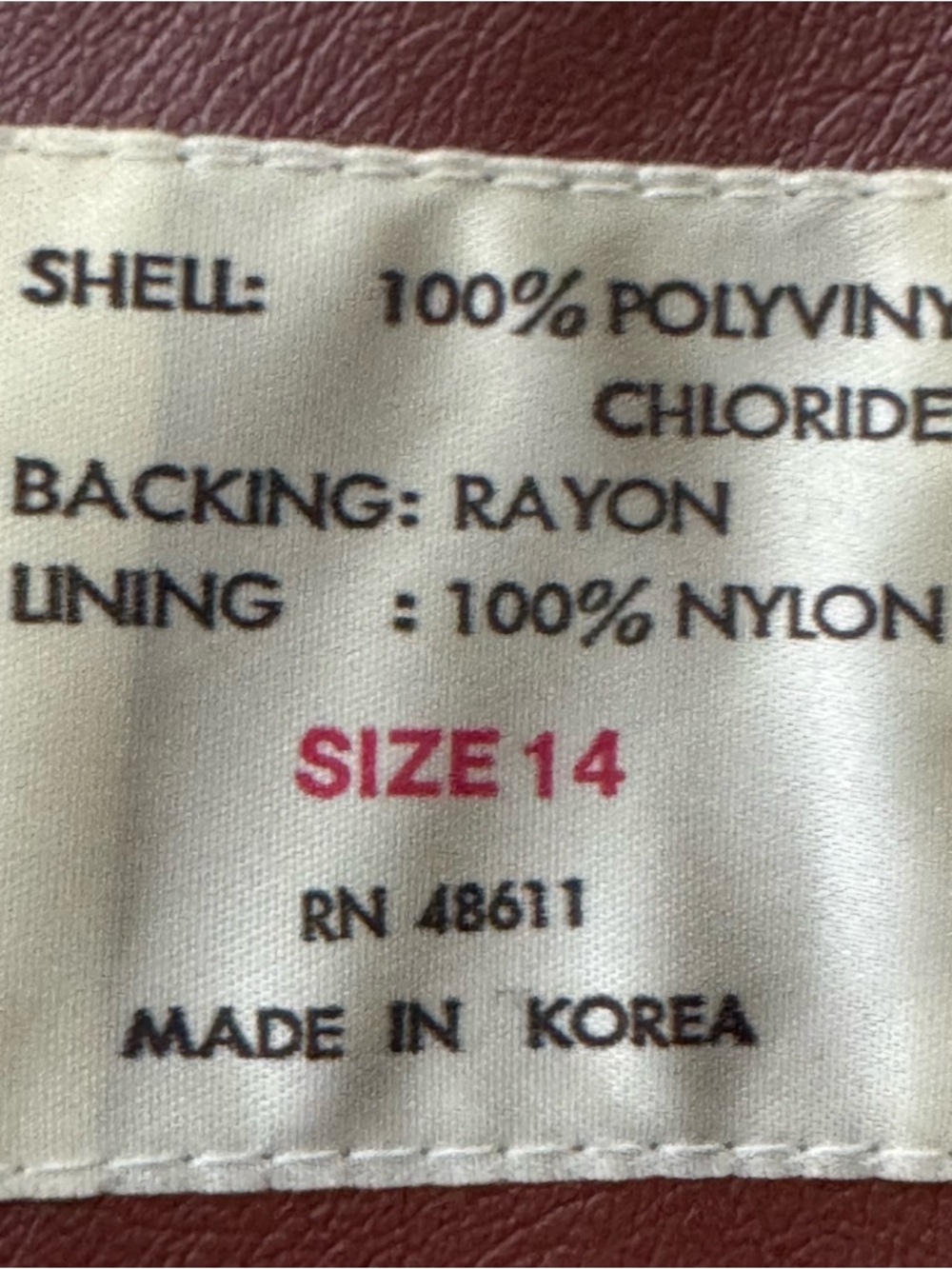 Vintage Brown Faux Leather Belted Jacket Womens M Western Shacket - Picture 7 of 11